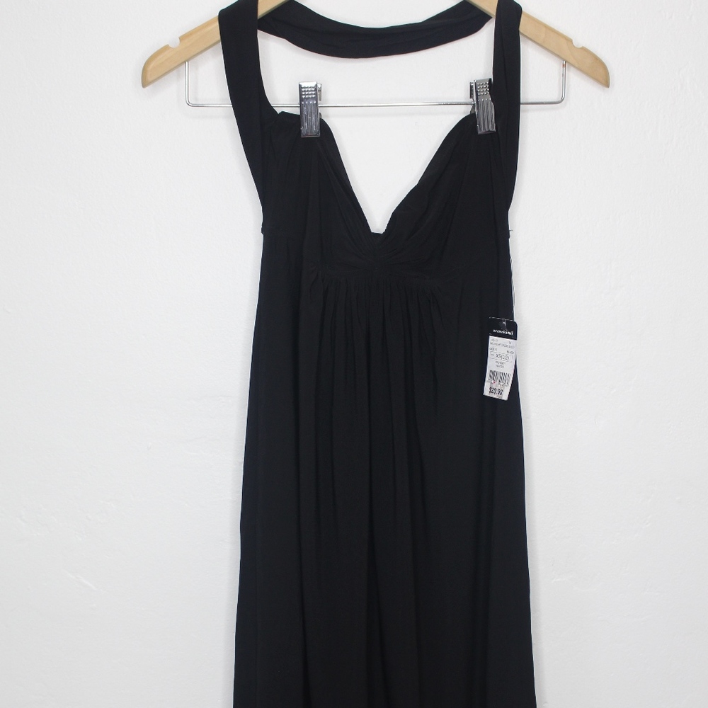 NWT Norma Kamali Black Little Dress (XS)